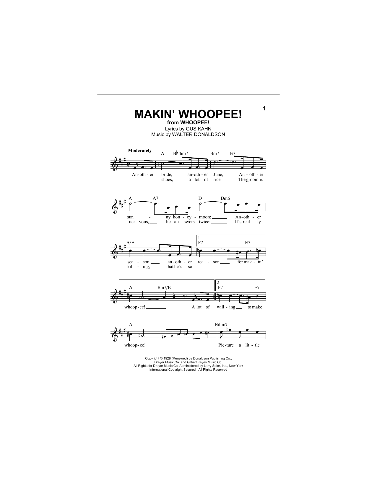 Download John Hicks Makin' Whoopee! Sheet Music