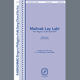 Download or print Malinak Lay Labi (The Night Is Calm And Still) (arr. George G. Hernandez) Sheet Music Printable PDF 11-page score for Folk / arranged Choir SKU: 1200118.