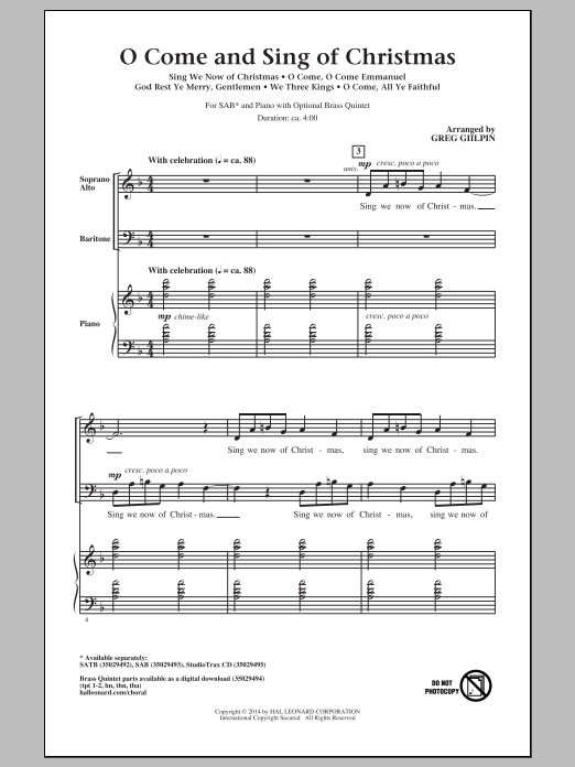 Download Greg Gilpin March Of The Kings Sheet Music