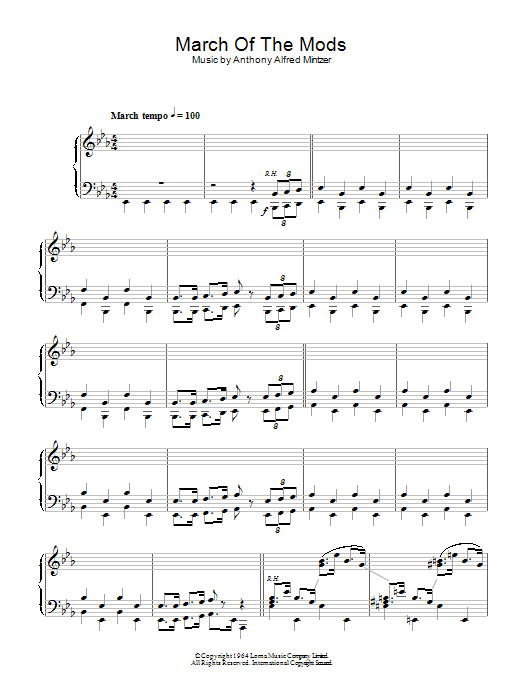 Download Joe Loss March Of The Mods Sheet Music