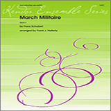 Download or print Marche Militaire - 1st Eb Alto Saxophone Sheet Music Printable PDF 2-page score for Classical / arranged Woodwind Ensemble SKU: 339417.