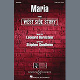 Download or print Maria (from West Side Story) (arr. Ed Lojeski) Sheet Music Printable PDF 6-page score for Broadway / arranged TTBB Choir SKU: 536007.