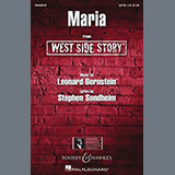 Download or print Maria (from West Side Story) (arr. William Stickles) Sheet Music Printable PDF 6-page score for Broadway / arranged SATB Choir SKU: 533456.