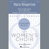 Download or print Maria Wiegenlied Sheet Music Printable PDF 5-page score for Concert / arranged SSA Choir SKU: 410379.