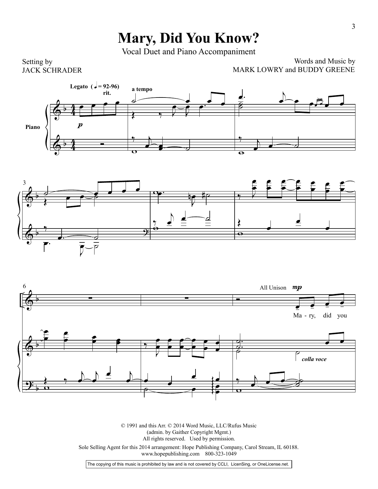 Download Buddy Greene Mary, Did You Know? Sheet Music