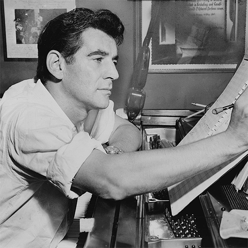 Leonard Bernstein image and pictorial