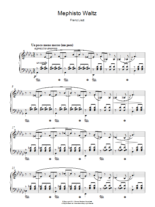 Download Franz Liszt Mephisto Waltz Sheet Music