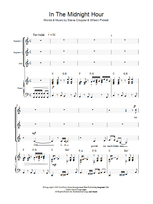 Download Gladys Knight & The Pips Midnight Train To Georgia Sheet Music
