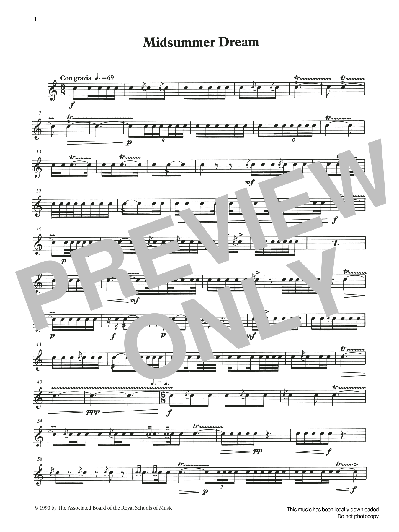 Download Ian Wright and Kevin Hathaway Midsummer Dream from Graded Music for S Sheet Music