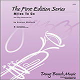 Download or print Miles To Go - Alto Sax 1 Sheet Music Printable PDF 2-page score for Jazz / arranged Jazz Ensemble SKU: 316437.
