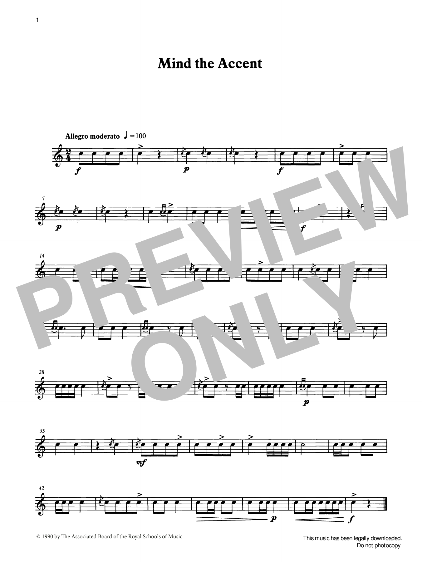 Download Ian Wright and Kevin Hathaway Mind the Accent from Graded Music for S Sheet Music
