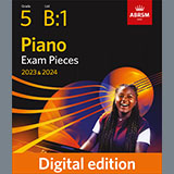 Download or print Minnelied (Grade 5, list B1, from the ABRSM Piano Syllabus 2023 & 2024) Sheet Music Printable PDF 2-page score for Classical / arranged Piano Solo SKU: 1142210.
