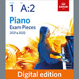 Download or print Minuet in C (Grade 1, list A2, from the ABRSM Piano Syllabus 2021 & 2022) Sheet Music Printable PDF 1-page score for Classical / arranged Piano Solo SKU: 454365.