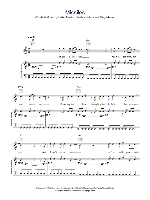 Download The Risk Missiles Sheet Music