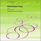 Download or print Mississippi Rag - Alto Sax 1 Sheet Music Printable PDF 2-page score for Classical / arranged Woodwind Ensemble SKU: 317615.