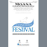 Download or print Moana (Choral Highlights) Sheet Music Printable PDF 51-page score for Disney / arranged SAB Choir SKU: 183582.
