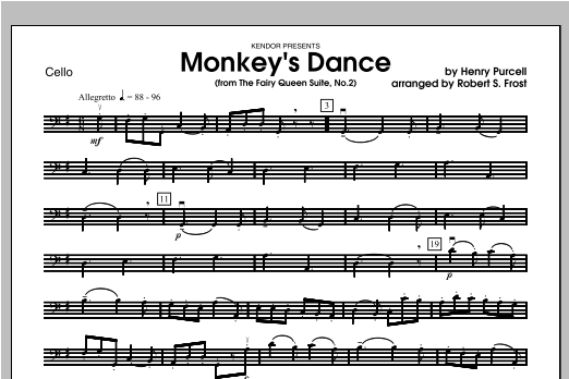 Download Frost Monkey's Dance (from The Fairy Queen Su Sheet Music