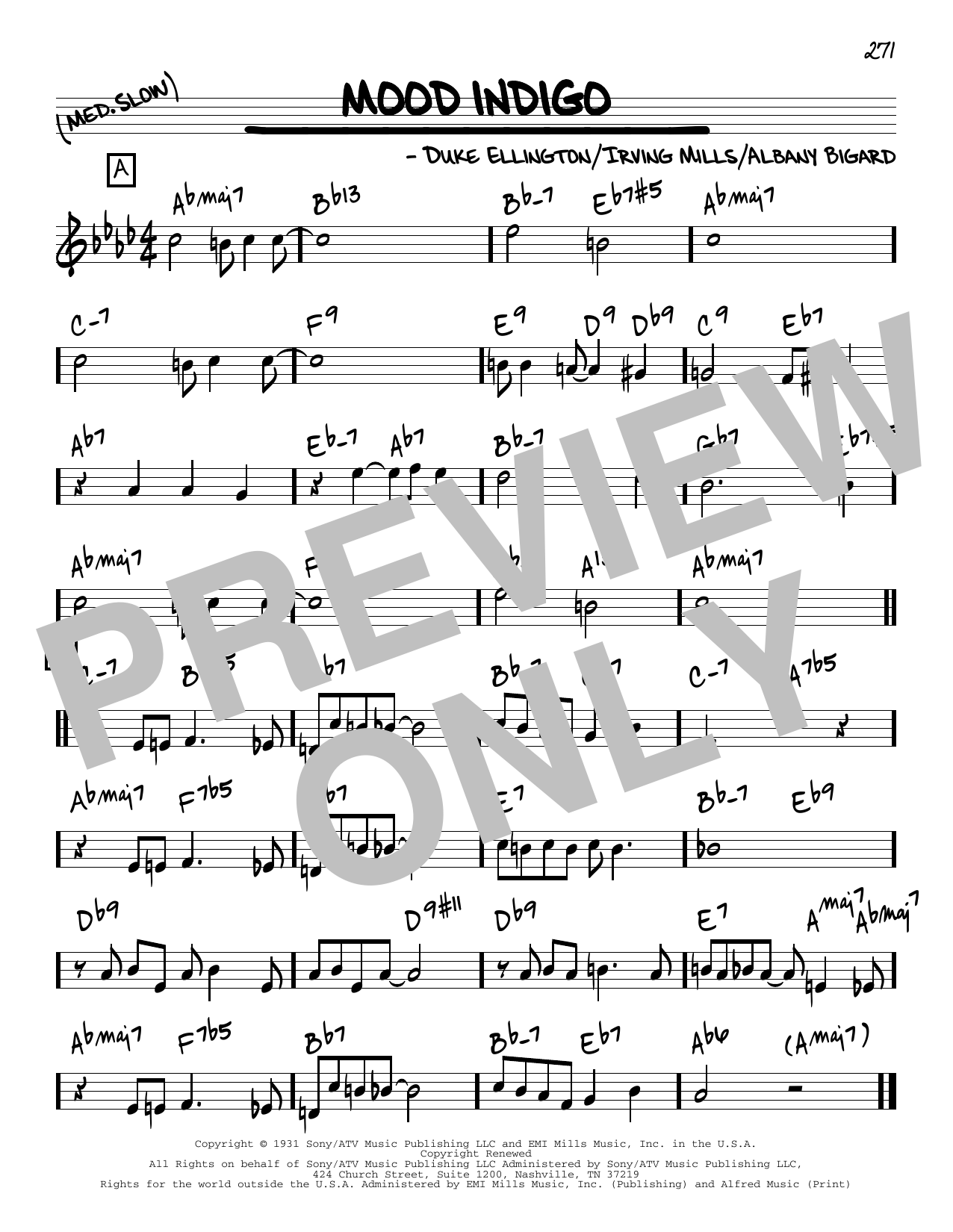 Download Duke Ellington Mood Indigo [Reharmonized version] (arr Sheet Music