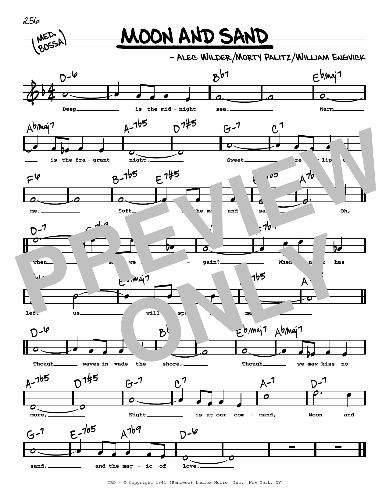 Download William Engvick Moon And Sand (High Voice) Sheet Music
