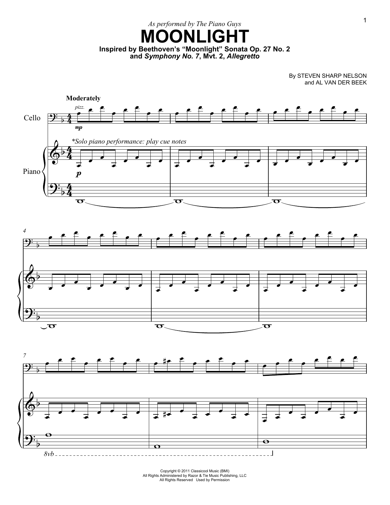 Download The Piano Guys Moonlight Sheet Music