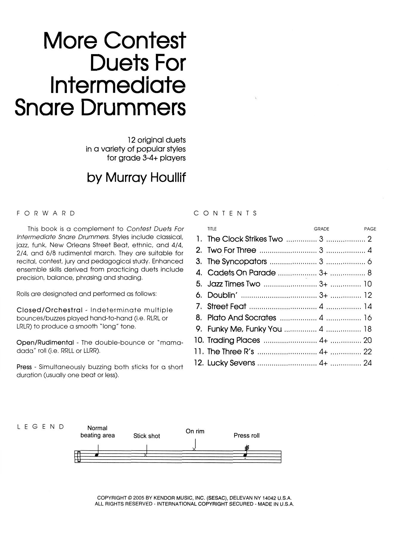 Download Murray Houllif More Contest Duets For Intermediate Sna Sheet Music