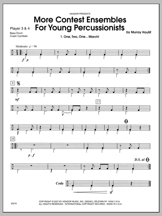 Download Houllif More Contest Ensembles For Young Percus Sheet Music