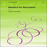 Download or print Mosaics For Percussion - Full Score Sheet Music Printable PDF 10-page score for Concert / arranged Percussion Ensemble SKU: 343611.
