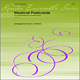 Download or print Musical Postcards (10 Clarinet Quartets From Around The World) - Full Score Sheet Music Printable PDF 25-page score for Classical / arranged Woodwind Ensemble SKU: 322425.