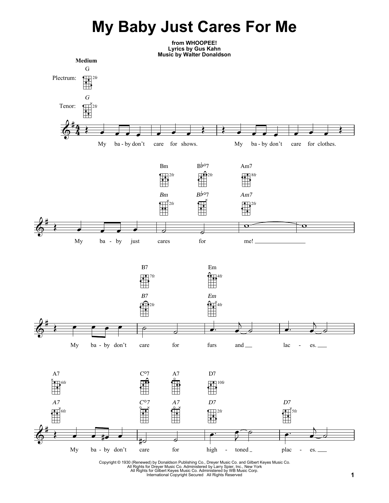 Download John Pizzarelli My Baby Just Cares For Me Sheet Music