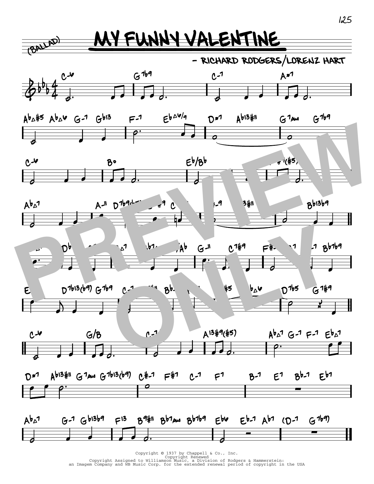 Download Rodgers & Hart My Funny Valentine (arr. David Hazeltin Sheet Music