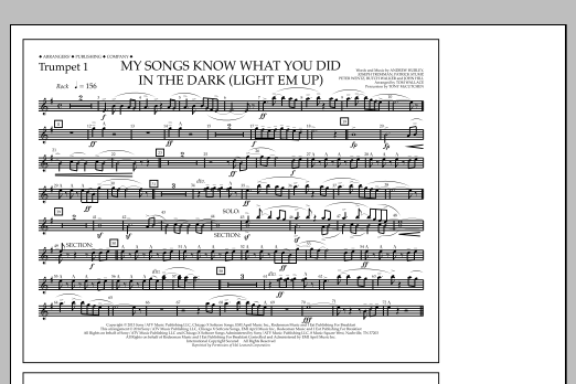 Download Tom Wallace My Songs Know What You Did in the Dark Sheet Music