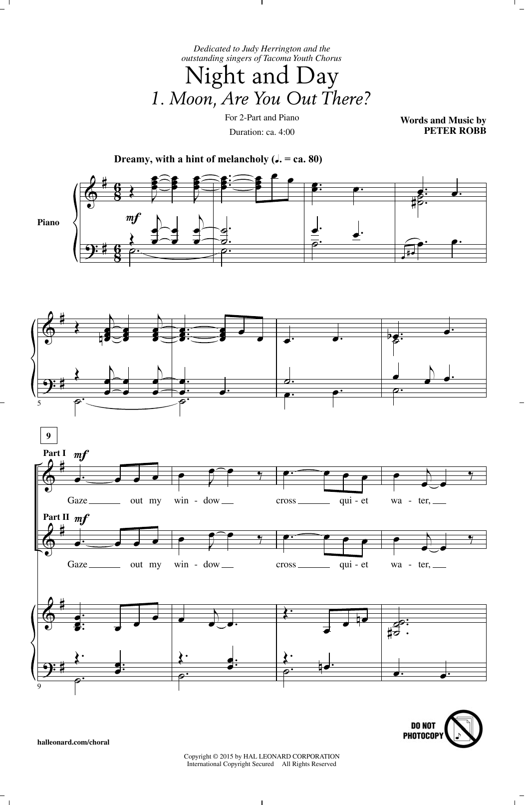 Download Peter Robb Night And Day Sheet Music