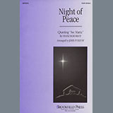 Download or print Night Of Peace (arr. John Purifoy) Sheet Music Printable PDF 11-page score for Sacred / arranged SATB Choir SKU: 415673.