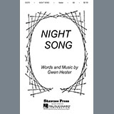Download or print Night Song Sheet Music Printable PDF 3-page score for Concert / arranged 2-Part Choir SKU: 476889.