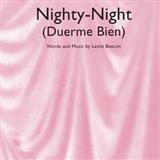 Download or print Nighty-Night (Duerme Bien) Sheet Music Printable PDF 6-page score for Pop / arranged Piano, Vocal & Guitar (Right-Hand Melody) SKU: 36253.