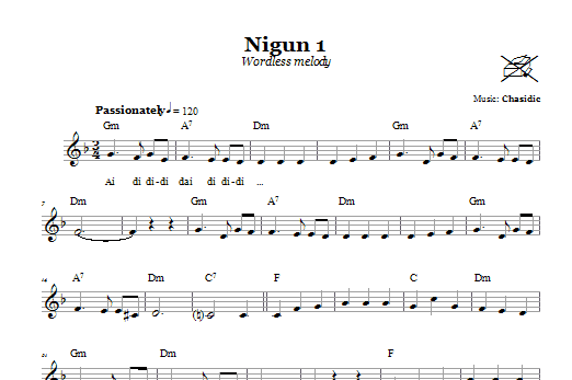 Download Chasidic Nigun 1 (Wordless Melody) Sheet Music