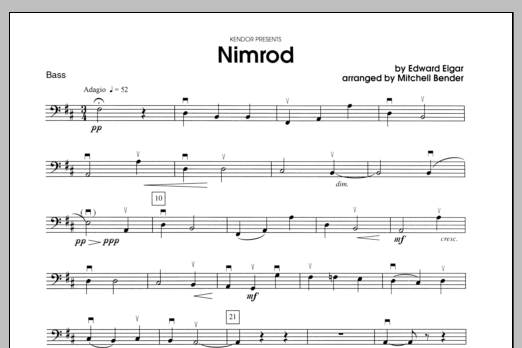 Download Bender Nimrod - Bass Sheet Music