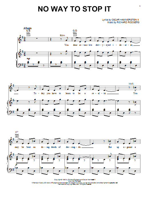 Download Carrie Underwood No Way To Stop It Sheet Music