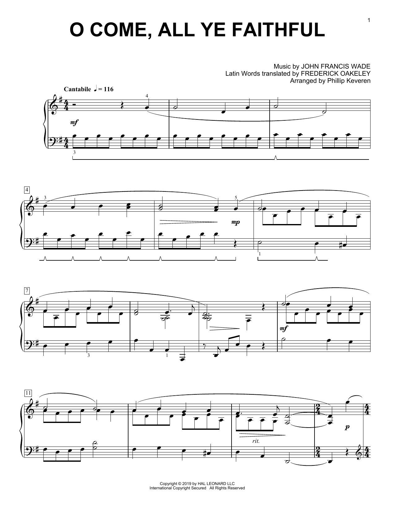 Download Christmas Carol O Come, All Ye Faithful [Classical vers Sheet Music
