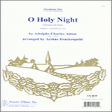 Download or print O Holy Night (Cantique de Noel) - 1st Eb Alto Saxophone Sheet Music Printable PDF 1-page score for Christmas / arranged Woodwind Ensemble SKU: 339300.
