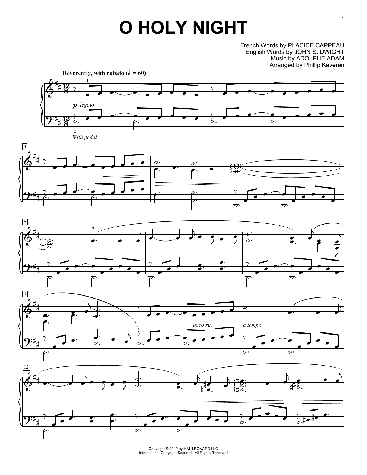 Download Adolphe Adam O Holy Night [Classical version] (arr. Sheet Music