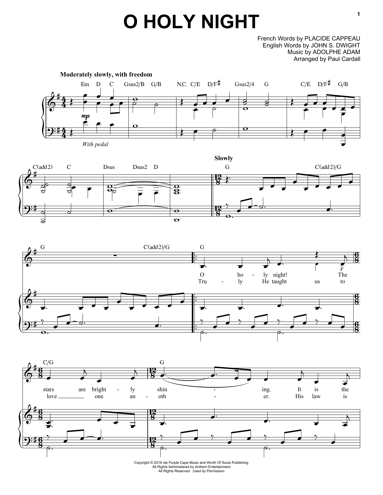 Download Adolphe Adam O Holy Night (feat. CeCe Winans) (arr. Sheet Music