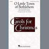 Download or print O Little Town Of Bethlehem Sheet Music Printable PDF 11-page score for Christmas / arranged SATB Choir SKU: 186505.