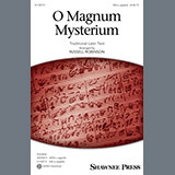 Download or print O Magnum Mysterium (arr. Russell Robinson) Sheet Music Printable PDF 7-page score for Concert / arranged SSA Choir SKU: 1265911.