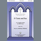 Download or print O Taste And See Sheet Music Printable PDF 3-page score for Sacred / arranged SATB Choir SKU: 431053.