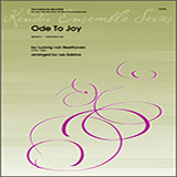 Download or print Ode To Joy - 1st Eb Alto Saxophone Sheet Music Printable PDF 2-page score for Concert / arranged Woodwind Ensemble SKU: 354222.