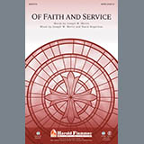 Download or print Of Faith And Service Sheet Music Printable PDF 5-page score for Concert / arranged SATB Choir SKU: 289661.