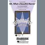 Download or print Oh, What A Beautiful Mornin' (from Oklahoma) (arr. Buryl Red & Joseph Joubert) Sheet Music Printable PDF 7-page score for Broadway / arranged SATB Choir SKU: 426472.