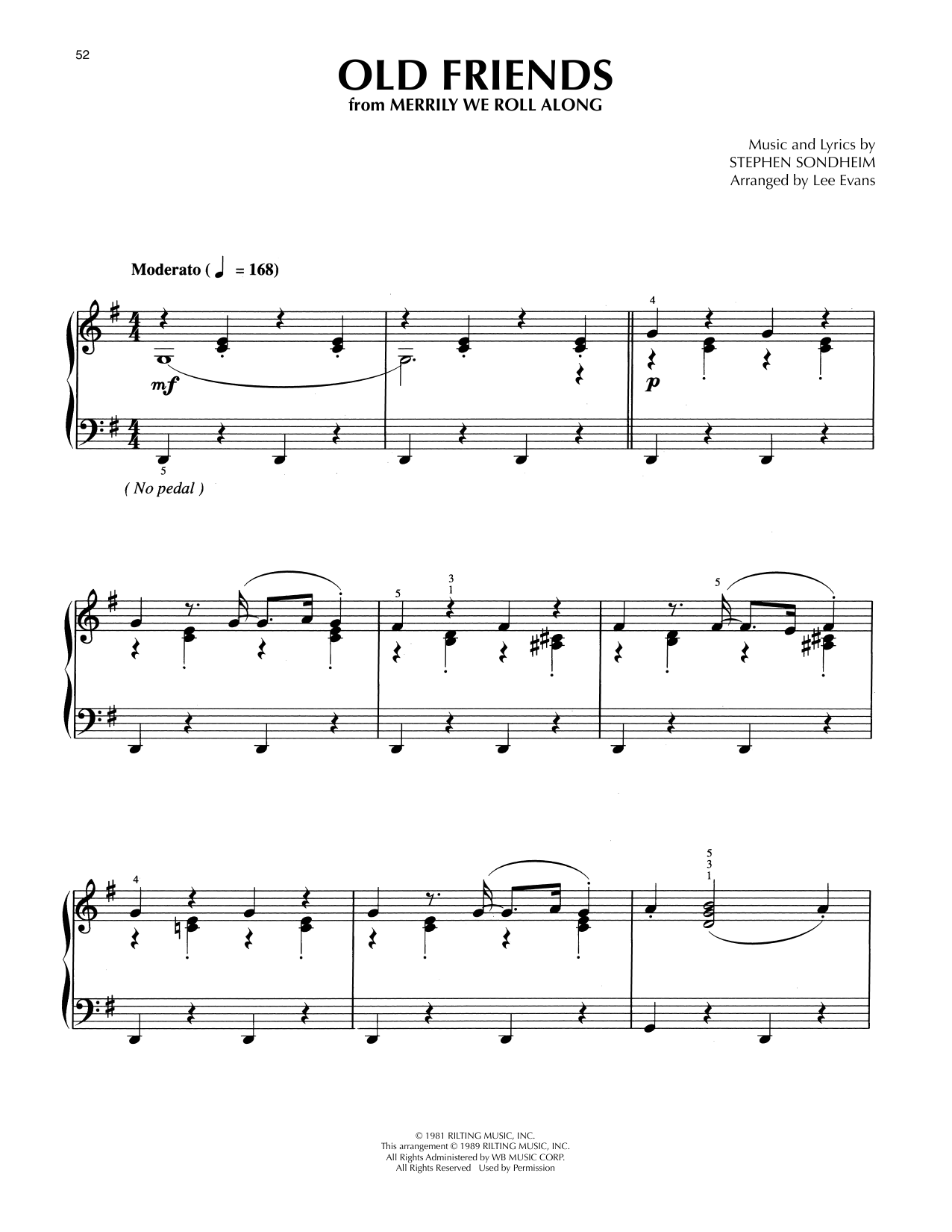 Download Stephen Sondheim Old Friends (from Merrily We Roll Along Sheet Music