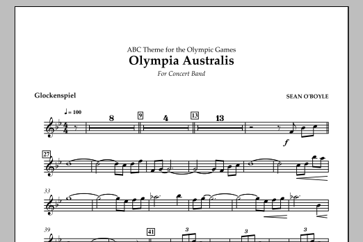 Download Sean O'Boyle Olympia Australis (Concert Band) - Gloc Sheet Music